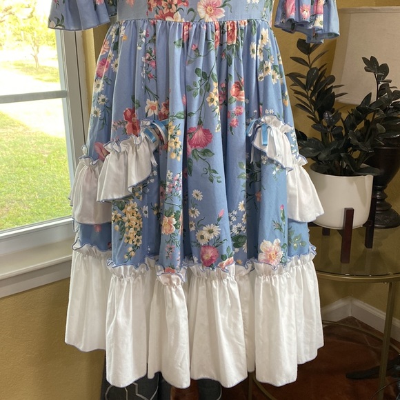 Call it Fancy Cottagecore Prairiecore Floral Vintage Dress - Picture 5 of 8